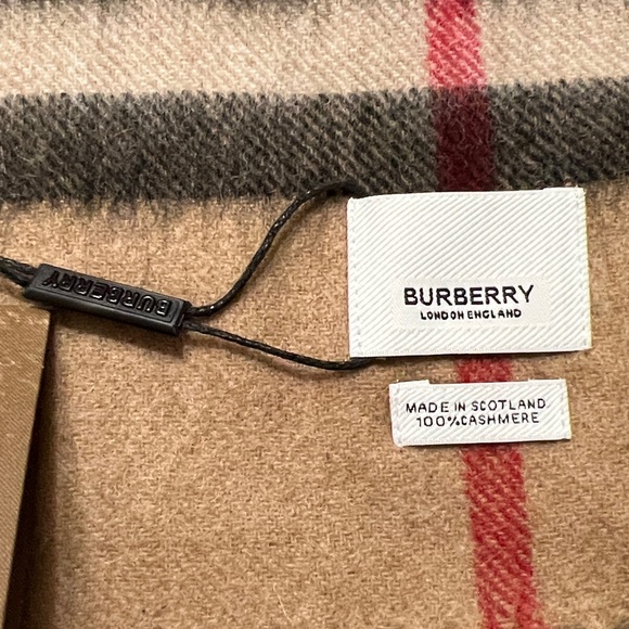 Designer Inspired Nova Check 100% Cashmere Scarf NWT- Multiple Colors - Picture 3 of 14